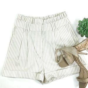 FOREVER 21 HIGH WAIST PAPER BAG SHORTS